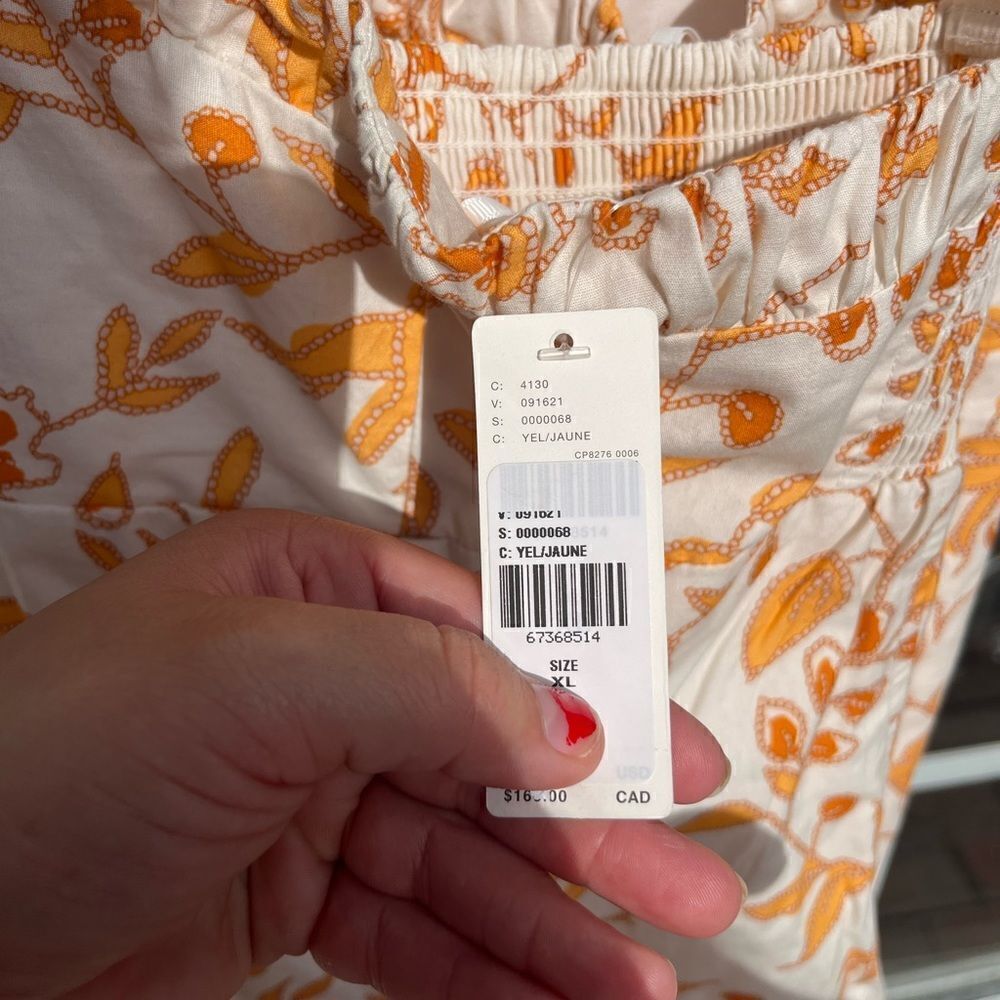 Anthropologie Maeve Sweetheart Cross Back Floral Mini Dress NWT - Picture 10 of 10